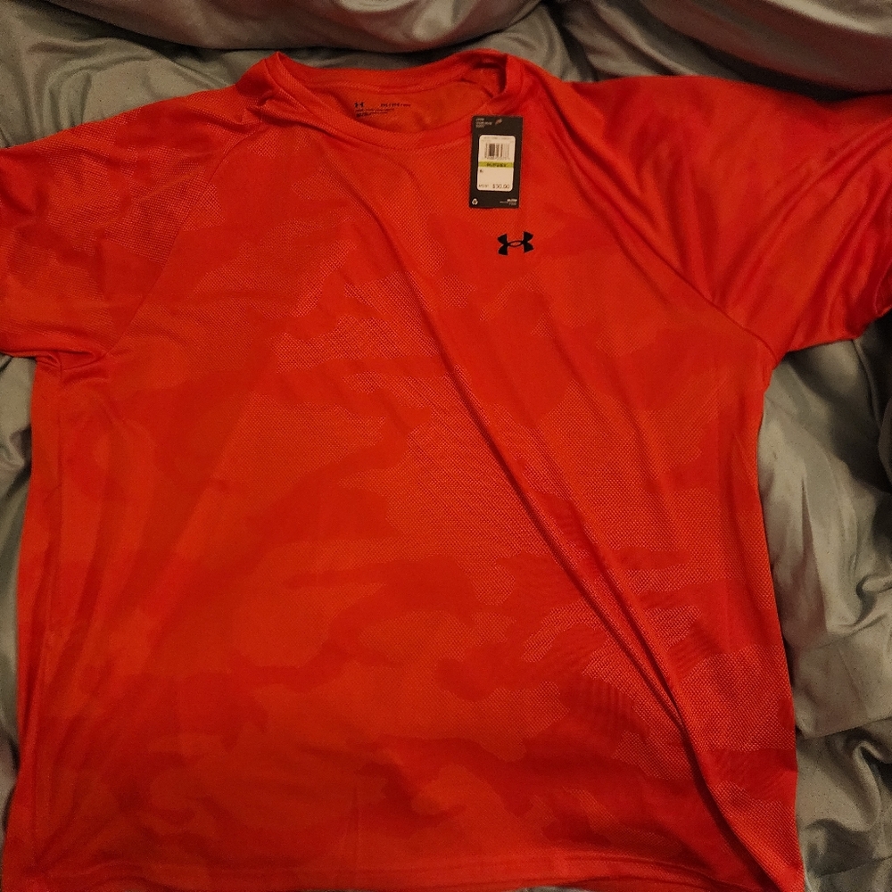 Under Armour Men's Orange Shirt
